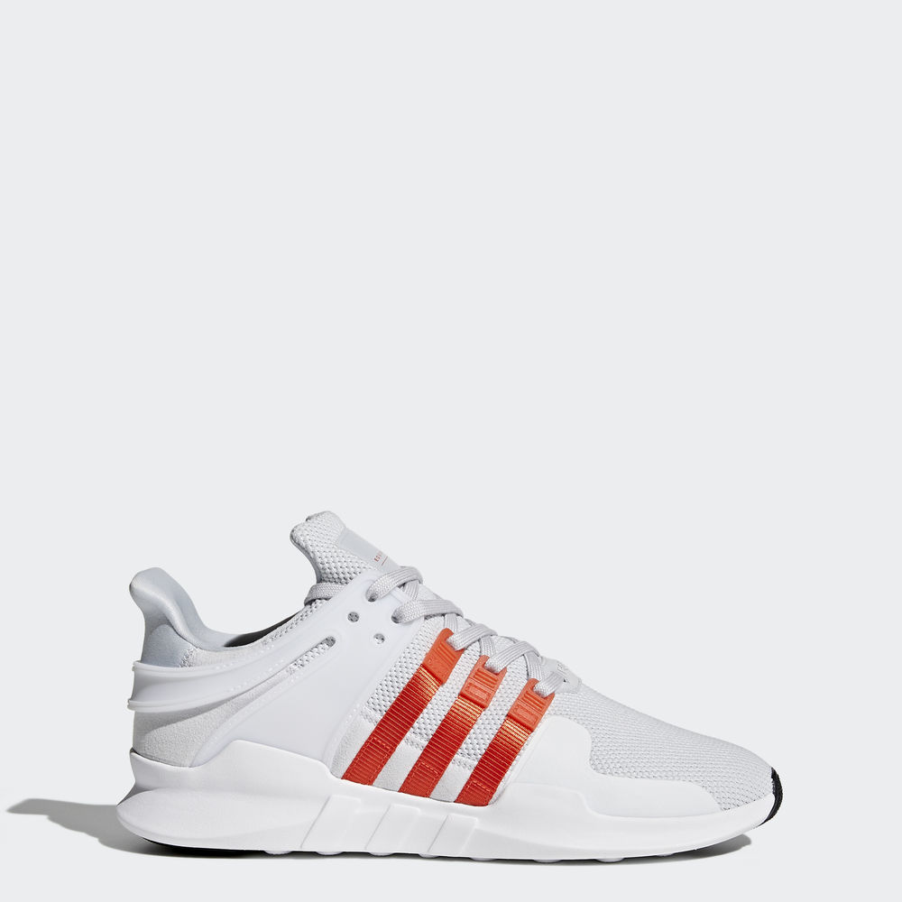 Adidas Eqt Support Adv - Originals ανδρικα - Ασπρα/Γκρι/Πορτοκαλι/Ασπρα,Μέγεθος: EU 36 – 54 2/3 (251
